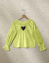 GIRLS SOLID TOP - Polkadots - 12917PD-200964 - GIRLS SOLID TOP