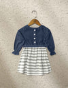 GIRLS STRIPE TOP - Polkadots - 12985AY-202866 - GIRLS STRIPE TOP