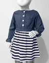 GIRLS STRIPE TOP - Polkadots - 12985AY-202866 - GIRLS STRIPE TOP