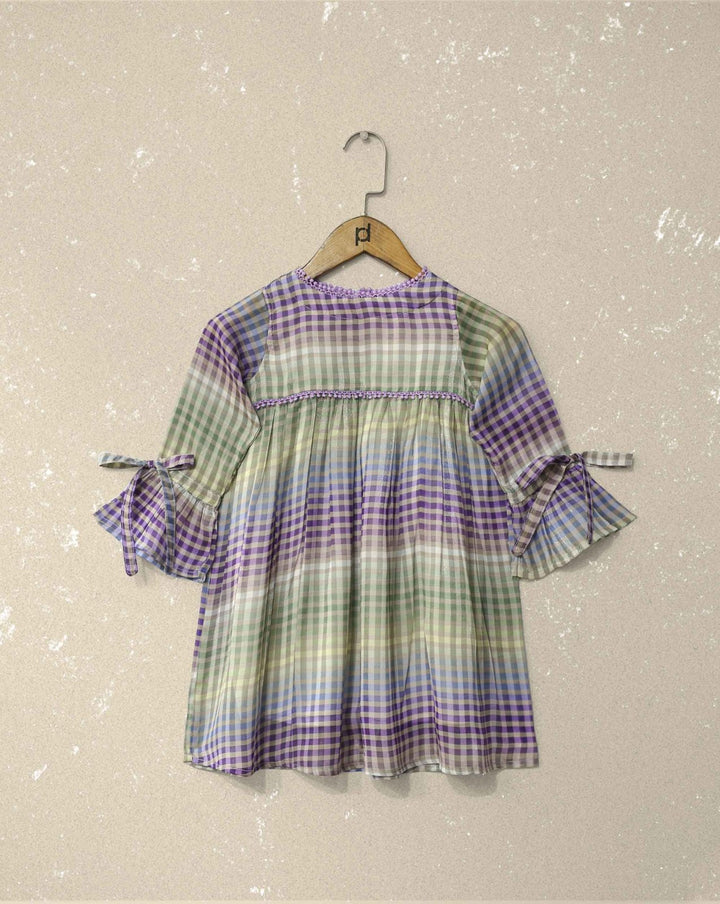 GIRLS STRIPE TOP - Polkadots - 12800PD-209700 - GIRLS STRIPE TOP