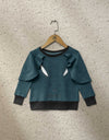 GIRLS SWEATSHIRT - Polkadots - 13076PD-205033 - GIRLS SWEATSHIRT