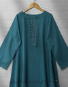 KHADDAR EMBROIDERED KURTI - Polkadots - 11559PD-205556 - KHADDAR EMBROIDERED KURTI