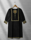 KHADDAR EMBROIDERED KURTI - Polkadots - 11532AMY-200866 - KHADDAR EMBROIDERED KURTI