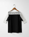 LACE TOP - Polkadots - 11071AY-060222 - LACE TOP