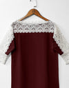 LACE TOP - Polkadots - 11071AY-060222 - LACE TOP
