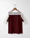 LACE TOP - Polkadots - 11071AY-060225 - LACE TOP