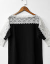 LACE TOP - Polkadots - 11071AY-060225 - LACE TOP
