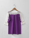 LACE TOP - Polkadots - 11071AY-060228 - LACE TOP