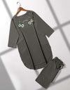 LOUNGEWEAR CO-ORD SET - Polkadots - 11759PD-196013 - LOUNGEWEAR CO-ORD SET