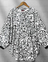 PONCHO TOP - Polkadots - 12459MN-189266 - PONCHO TOP