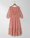 PRINTED CHIFFON FROCK - Polkadots - 12172PG7-199304 - PRINTED CHIFFON FROCK