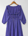 PRINTED CHIFFON FROCK - Polkadots - 12172PG7-199295 - PRINTED CHIFFON FROCK