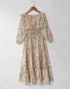 PRINTED CHIFFON FROCK - Polkadots - 12172AR6-199199 - PRINTED CHIFFON FROCK