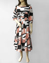 PRINTED CHIFFON FROCK - Polkadots - 12172AR6-199202 - PRINTED CHIFFON FROCK