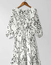 PRINTED CHIFFON FROCK - Polkadots - 12172AR6-199208 - PRINTED CHIFFON FROCK