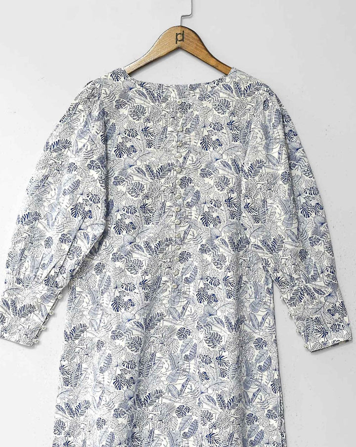 PRINTED KURTI - Polkadots - 12528PG2-205220 - PRINTED KURTI