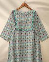PRINTED KURTI - Polkadots - 12079HG-081906 - PRINTED KURTI