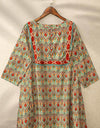 PRINTED KURTI - Polkadots - 12079HG-081897 - PRINTED KURTI