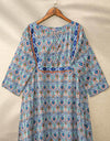 PRINTED KURTI - Polkadots - 12079HG-081906 - PRINTED KURTI