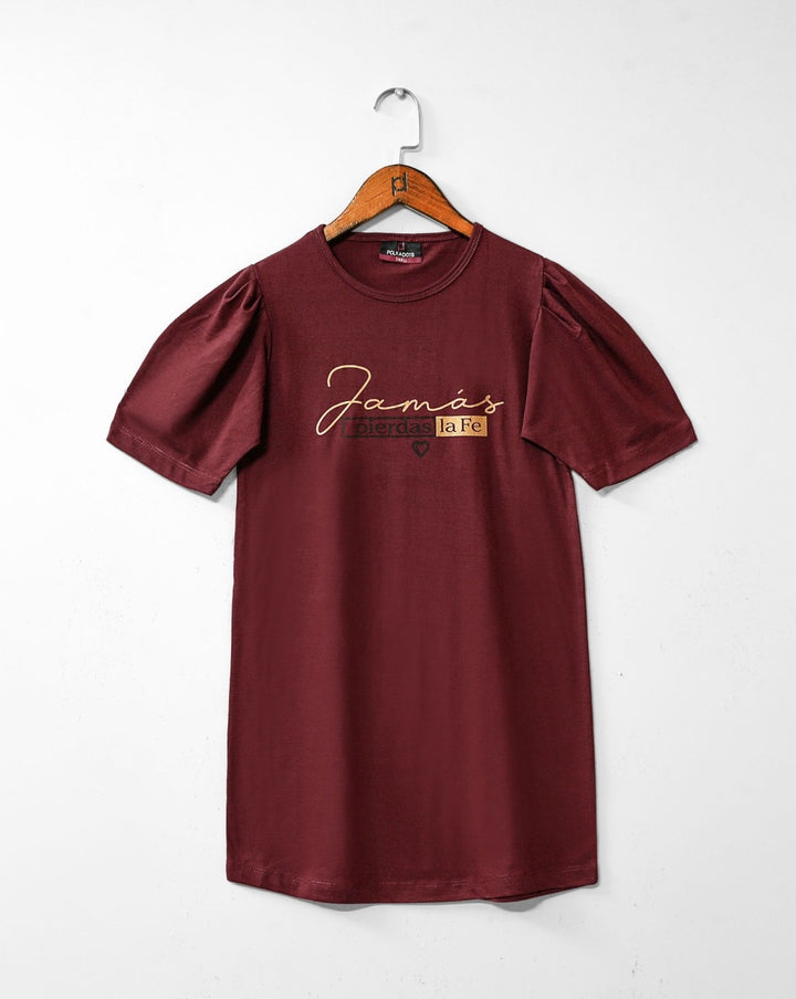 PRINTED LONG T SHIRT - Polkadots - 12817DZ-197753 - PRINTED LONG T SHIRT