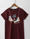 | PRINTED LONG T SHIRT | - Polkadots - 10943PD-057780 - | PRINTED LONG T SHIRT |