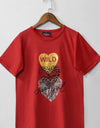 PRINTED T SHIRT - Polkadots - 12088PD-082107 - PRINTED T SHIRT