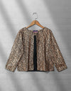 SHIMMER BOLERO JACKET - Polkadots - 12141HG2-202332 - SHIMMER BOLERO JACKET