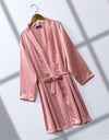 SILK ROBE - Polkadots - 11180GL-062356 - SILK ROBE - Polkadots
