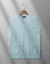 SLEEVELESS SWEATER - Polkadots - 11518JL-069383 - SLEEVELESS SWEATER