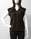 SLEEVELESS SWEATER - Polkadots - 10520JL-049498 - SLEEVELESS SWEATER