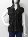 SLEEVELESS SWEATER - Polkadots - 11518JL-069381 - SLEEVELESS SWEATER