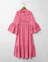 SOLID FRILL MAXI - Polkadots - 12733AR-196078 - SOLID FRILL MAXI