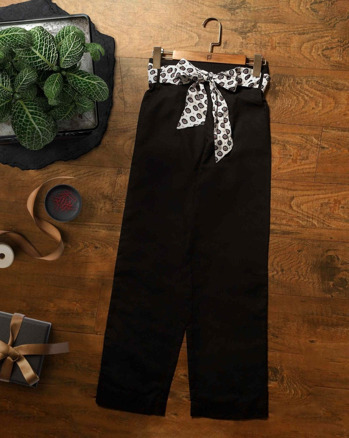STRAIGHT PANTS - Polkadots - 11386PD-066573 - STRAIGHT PANTS