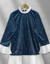 VELVET TOP - Polkadots - 12916PD-200955 - VELVET TOP