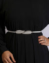 WOMEN METAL WAIST BELT - Polkadots - 13163NJ-206510 - WOMEN METAL WAIST BELT