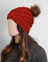 WOOLEN BEANIE HAT - Polkadots - 13193LIC-206959 - WOOLEN BEANIE HAT
