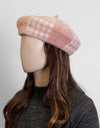 WOOLEN BERET HAT - Polkadots - 13197LIC-206967 - WOOLEN BERET HAT